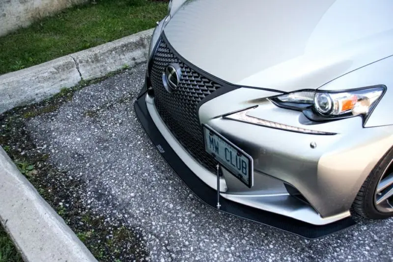 2014-2016 Lexus IS F Sport 2PC Front Splitter 2014-2016 Lexus IS F Sport 2PC Front Splitter