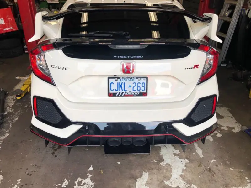 2017-2021 Honda Civic Type R Rear Diffuser