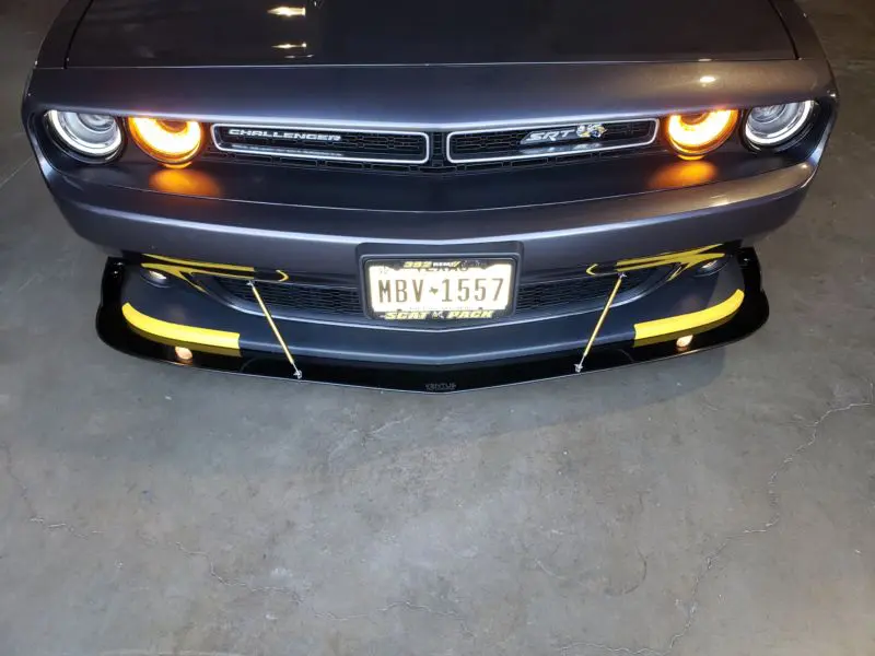 2015-2023 Dodge Challenger SRT/Scat Pack/392/GT 2PC Front Splitter