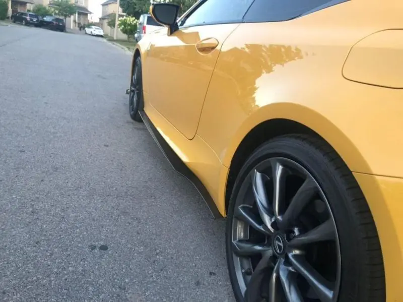 2015-2022 Lexus RC 300/350 2PC Side Splitters 2015-2022 Lexus RC 300/350 2PC Side Splitters