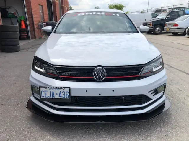 2016-2018 Volkswagen GLI MK6.5 2PC Front Splitter 2016-2018 Volkswagen GLI MK6.5 2PC Front Splitter