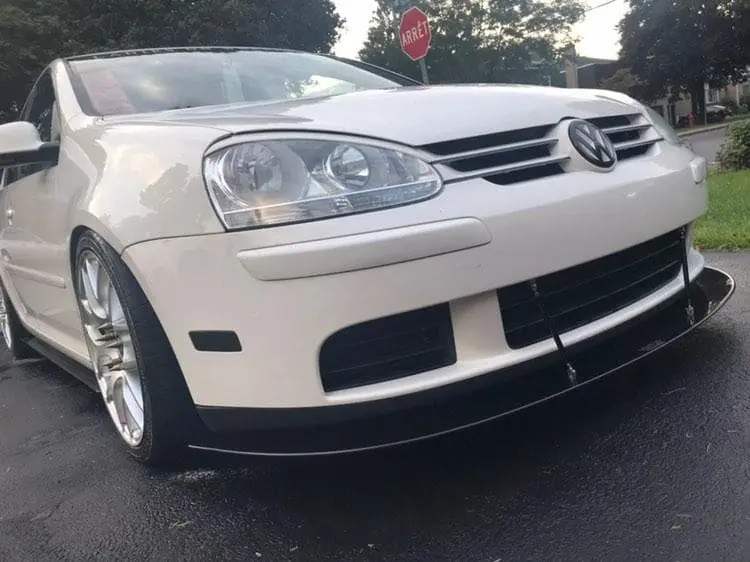 2006-2009 Volkswagen Rabbit MK5 2PC Front Splitter