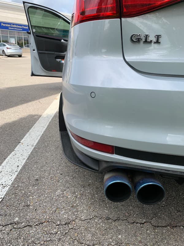 2016-2018 Volkswagen GLI Rear Corner Spats