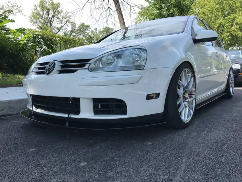 2006-2009 Volkswagen Rabbit MK5 2PC Front Splitter