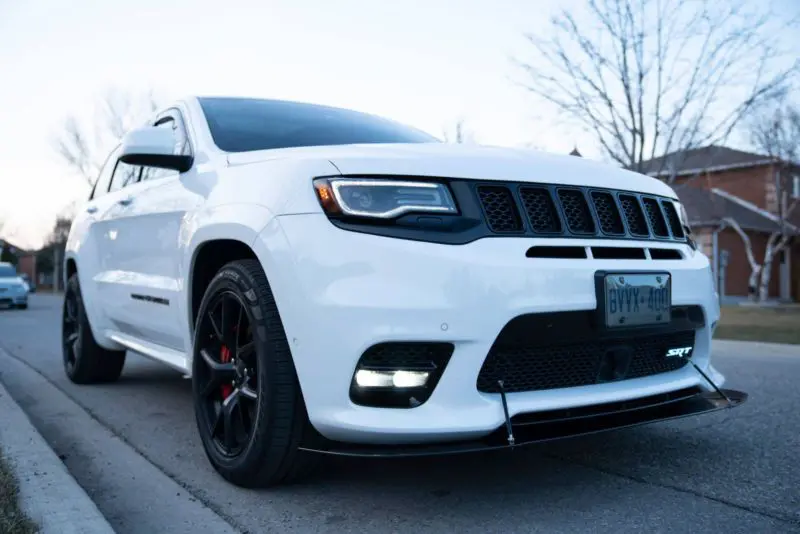 2017-2021 Jeep Grand Cherokee SRT/Trackhawk 2PC Front Splitter