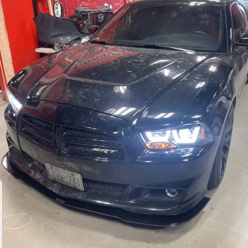 2011-2014 Dodge Charger SRT/SRT8 2PC Front Splitter 2011-2014 Dodge Charger SRT/SRT8 2PC Front Splitter