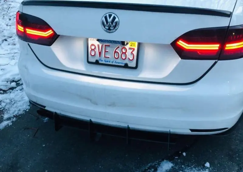 2011-2014 Volkswagen Jetta MK6 Rear Diffuser+Rear Corner Spats 2011-2014 Volkswagen Jetta MK6 Rear Diffuser+Rear Corner Spats