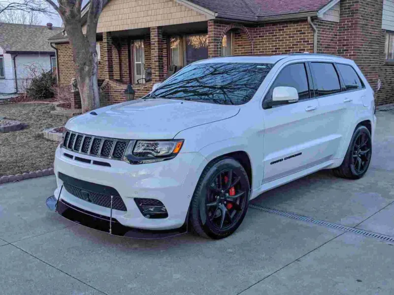 2017-2021 Jeep Grand Cherokee SRT/Trackhawk 2PC Front Splitter