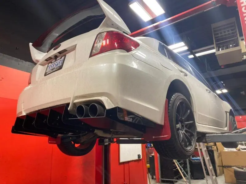 2011-2014 Subaru WRX STI Sedan Rear Diffuser