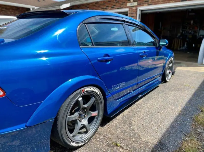 2006-2011 Honda Civic Sedan 2PC Side Splitters 2006-2011 Honda Civic Sedan 2PC Side Splitters