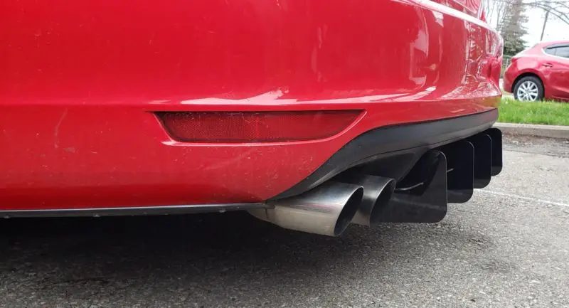 2011-2014 Volkswagen GLI MK6 Rear Diffuser+Rear Corner Spats 2011-2014 Volkswagen GLI MK6 Rear Diffuser+Rear Corner Spats