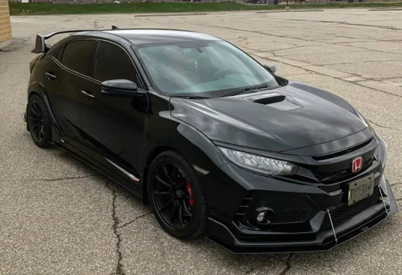 2017-2021 Honda Civic Type R Version 2 2PC Front Splitter 2017-2021 Honda Civic Type R Version 2 2PC Front Splitter