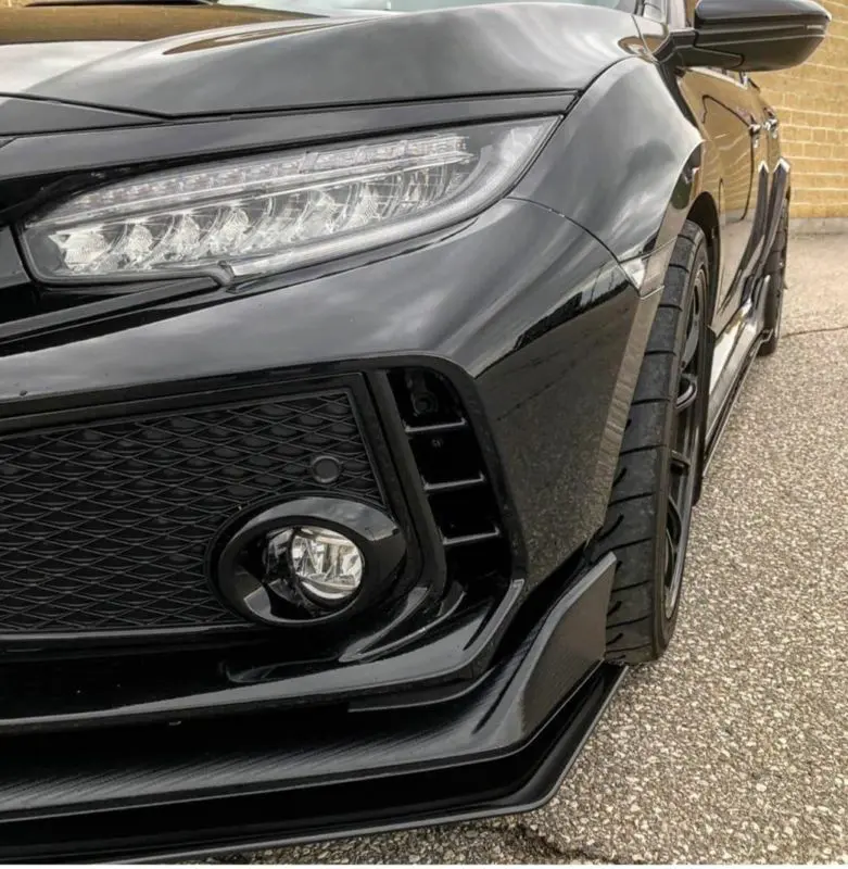 2017-2021 Honda Civic Type R Version 2 2PC Front Splitter 2017-2021 Honda Civic Type R Version 2 2PC Front Splitter