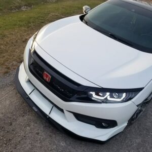 2016-2018 Honda Civic Ikon Motorsports JS lip Front Splitter
