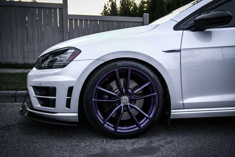 2016-2017 Volkswagen Golf R MK7 2PC Front Splitter