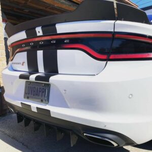 2015-2021 Dodge Charger Wickerbill RT (FITS ON SMALL SPOILER)