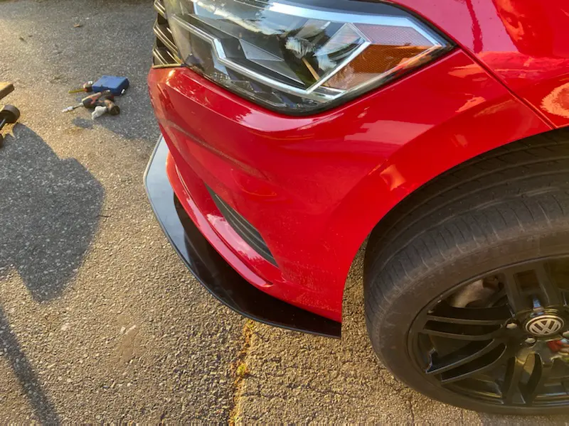 2019-2021 Volkswagen Jetta MK7 2PC Front Splitter