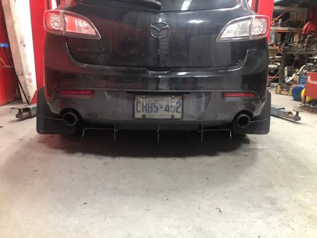 2010-2013 Mazda 3/ MazdaSpeed 3 Rear Diffuser