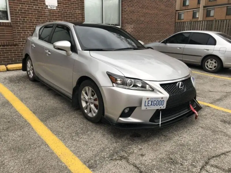 2011-2017 Lexus CT200H 2PC Side Splitters