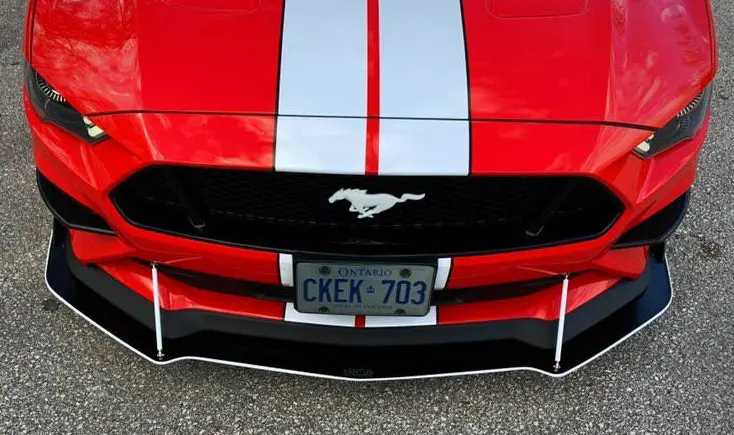 2018-2023 Ford Mustang 2PC Front Splitter