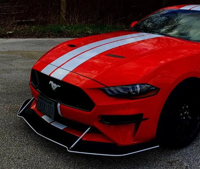 2018-2023 Ford Mustang 2PC Front Splitter