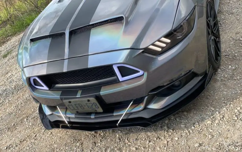 2015-2017 Ford Mustang Non Performance Pack Front Splitter