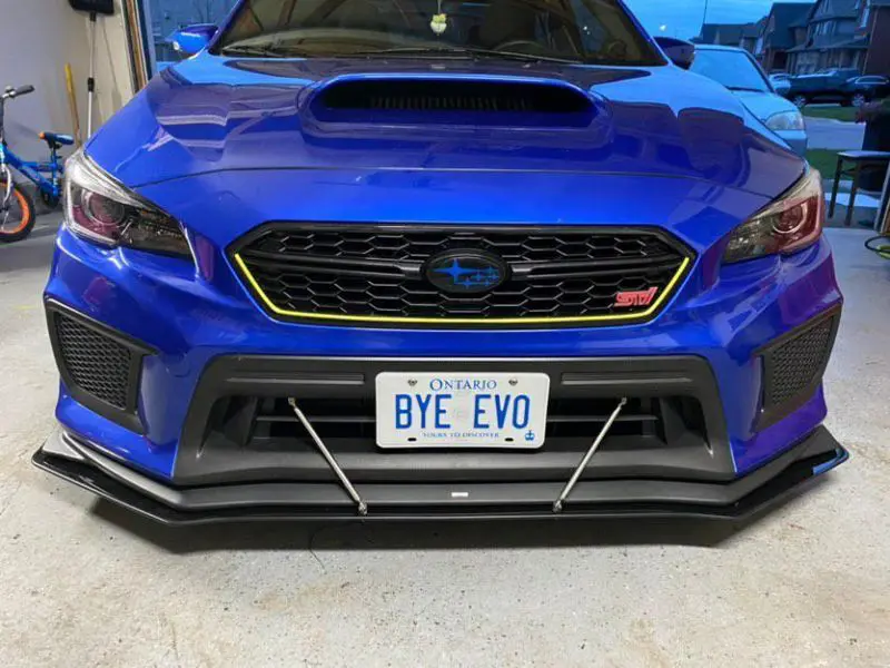 2018-2021 Subaru WRX Lip Version 2PC Front Splitter 2018-2021 Subaru WRX Lip Version 2PC Front Splitter