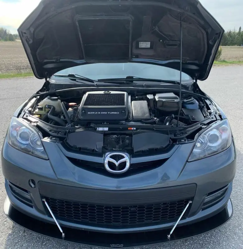 2007-2009 Mazda 3/Speed 3 2PC Front Splitter 2007-2009 Mazda 3/Speed 3 2PC Front Splitter