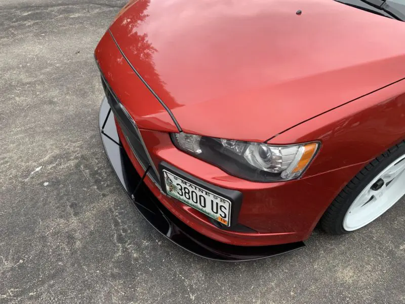 2008-2015 Mitsubishi Lancer/Ralliart 2PC Front Splitter