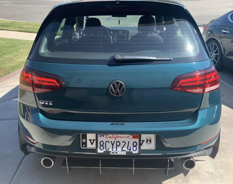 2018-2021 Volkswagen Golf GTI MK7.5 Rear Diffuser+Rear Corner Spats 2018-2021 Volkswagen Golf GTI MK7.5 Rear Diffuser+Rear Corner Spats