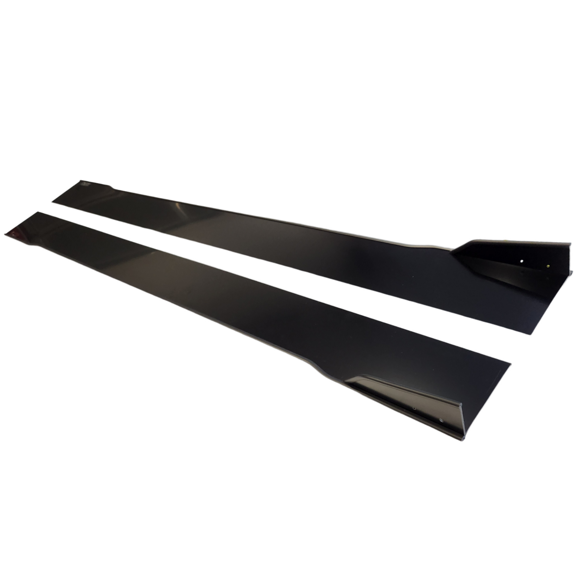 thumbnail image 2 of MP-Style Side Skirt Rocker Splitters – Unpainted Black – Universal Fit – Pair 2 of 5