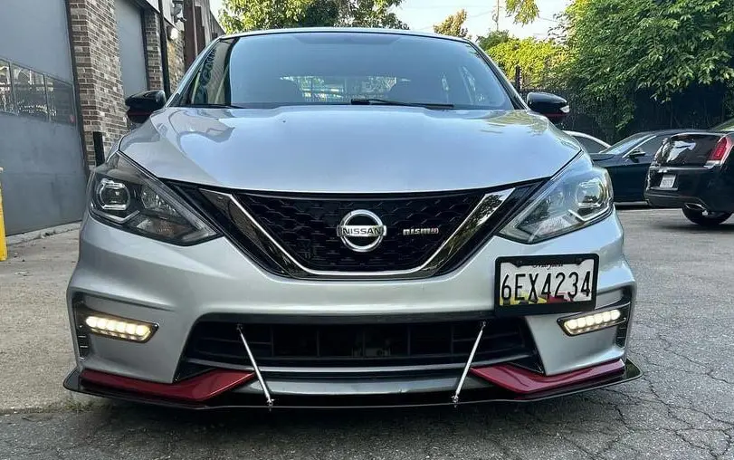 2017-2019 Nissan Sentra Nismo 2PC Front Splitter 2017-2019 Nissan Sentra Nismo 2PC Front Splitter