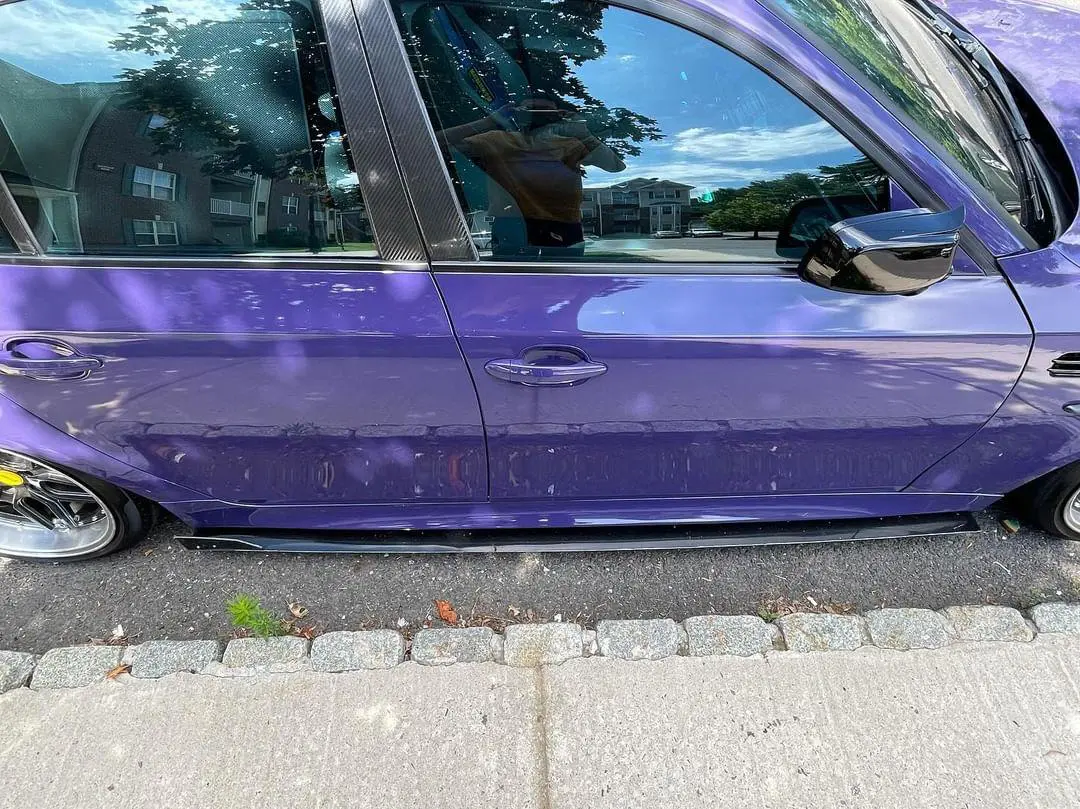 2004-2009 BMW M5 E60 2PC Side Splitters 2004-2009 BMW M5 E60 2PC Side Splitters