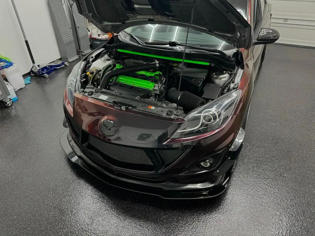 2010-2013 Mazda Speed 3 MS/Bayson R Lip 2PC Front Splitter