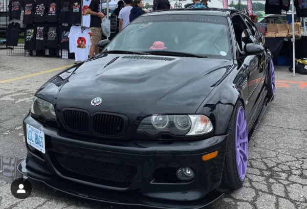 2000-2006 BMW M3 E46 2PC Side Splitters
