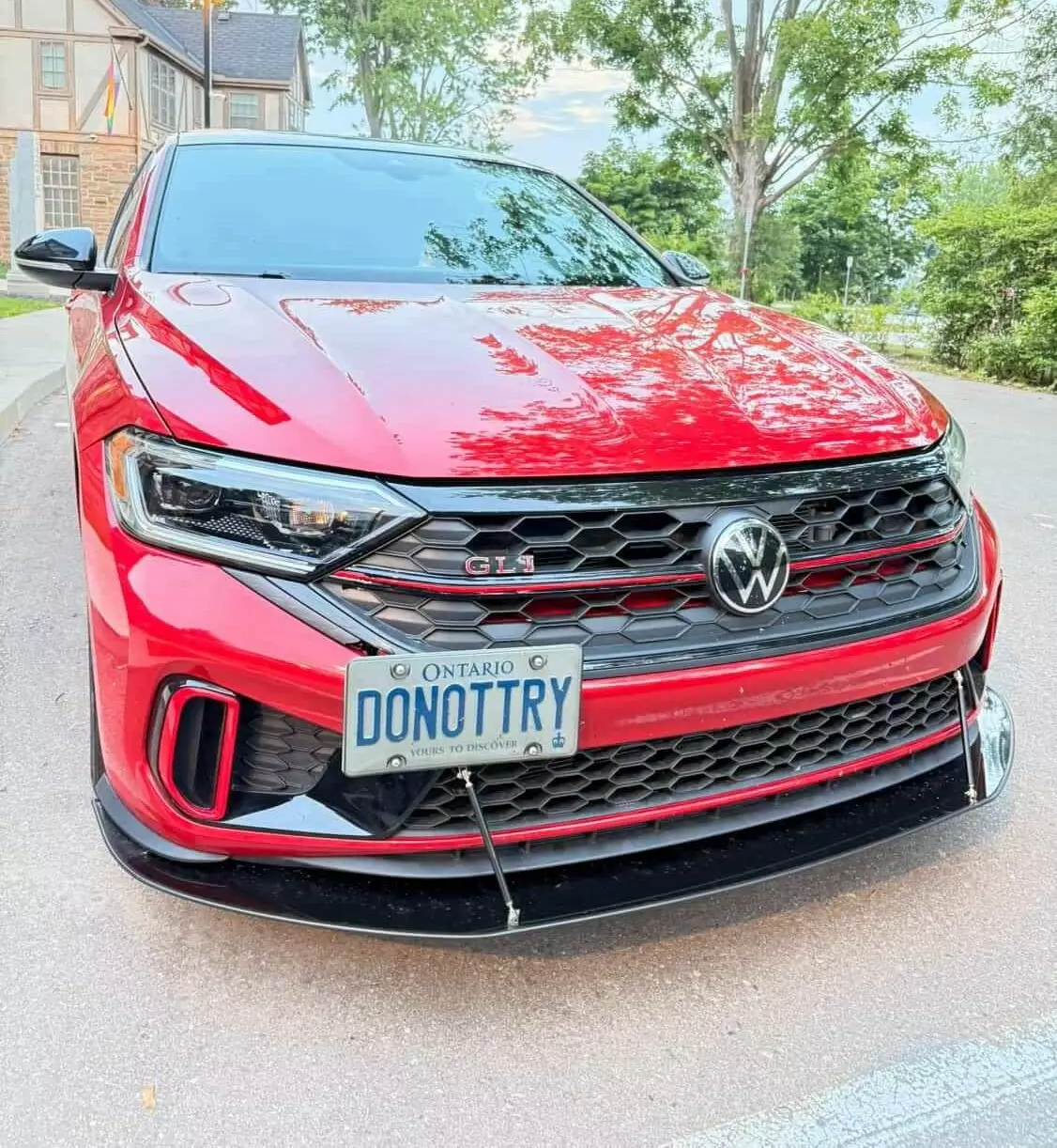 2022-2024 Volkswagen GLI MK7.5 2PC Front Splitter