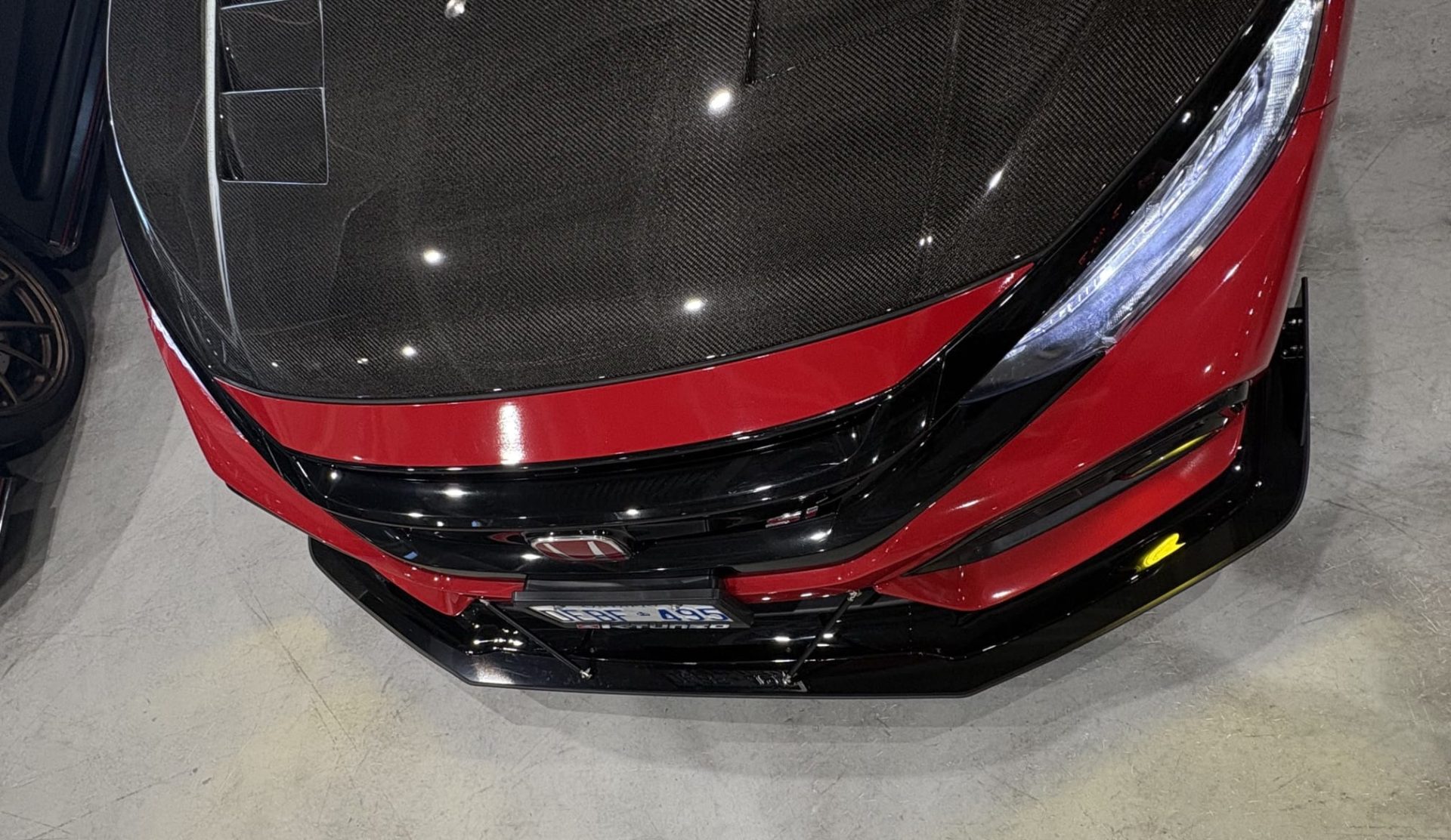 2016-2021 Honda Civic GT/GR Lip 2PC Front Splitter 2016-2021 Honda Civic GT/GR Lip 2PC Front Splitter