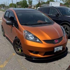 2007-2013 Honda Fit Sport 2PC Front Splitter 2007-2013 Honda Fit Sport 2PC Front Splitter