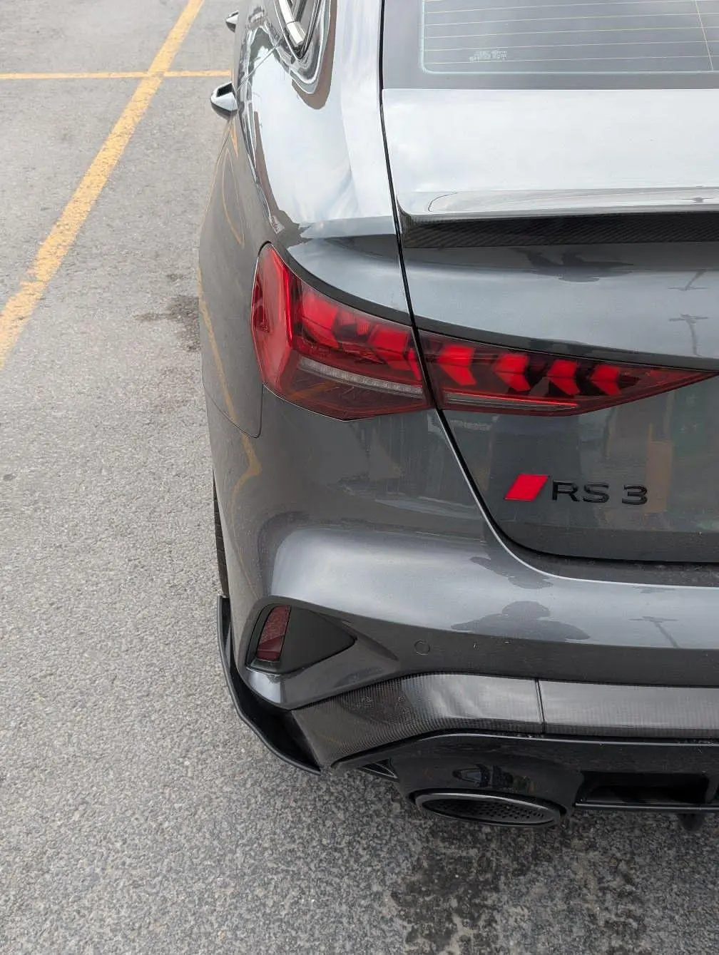 2021-2026 Audi RS3 Rear Corner Spats 2021-2026 Audi RS3 Rear Corner Spats